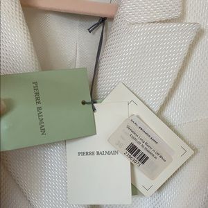 Balmain sleeveless long blazer